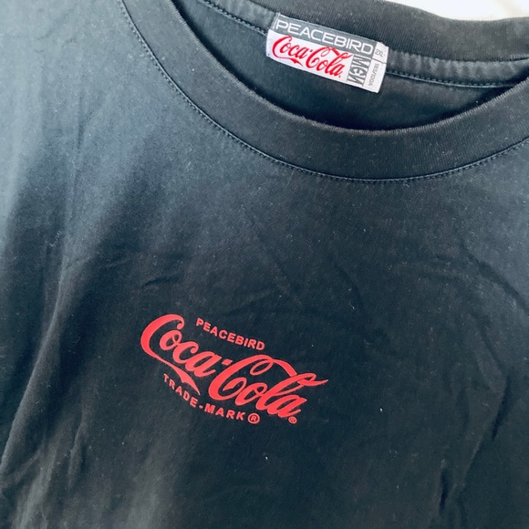 Coca-Cola X Peacebird collab oversized shirt - Picture 2 of 2